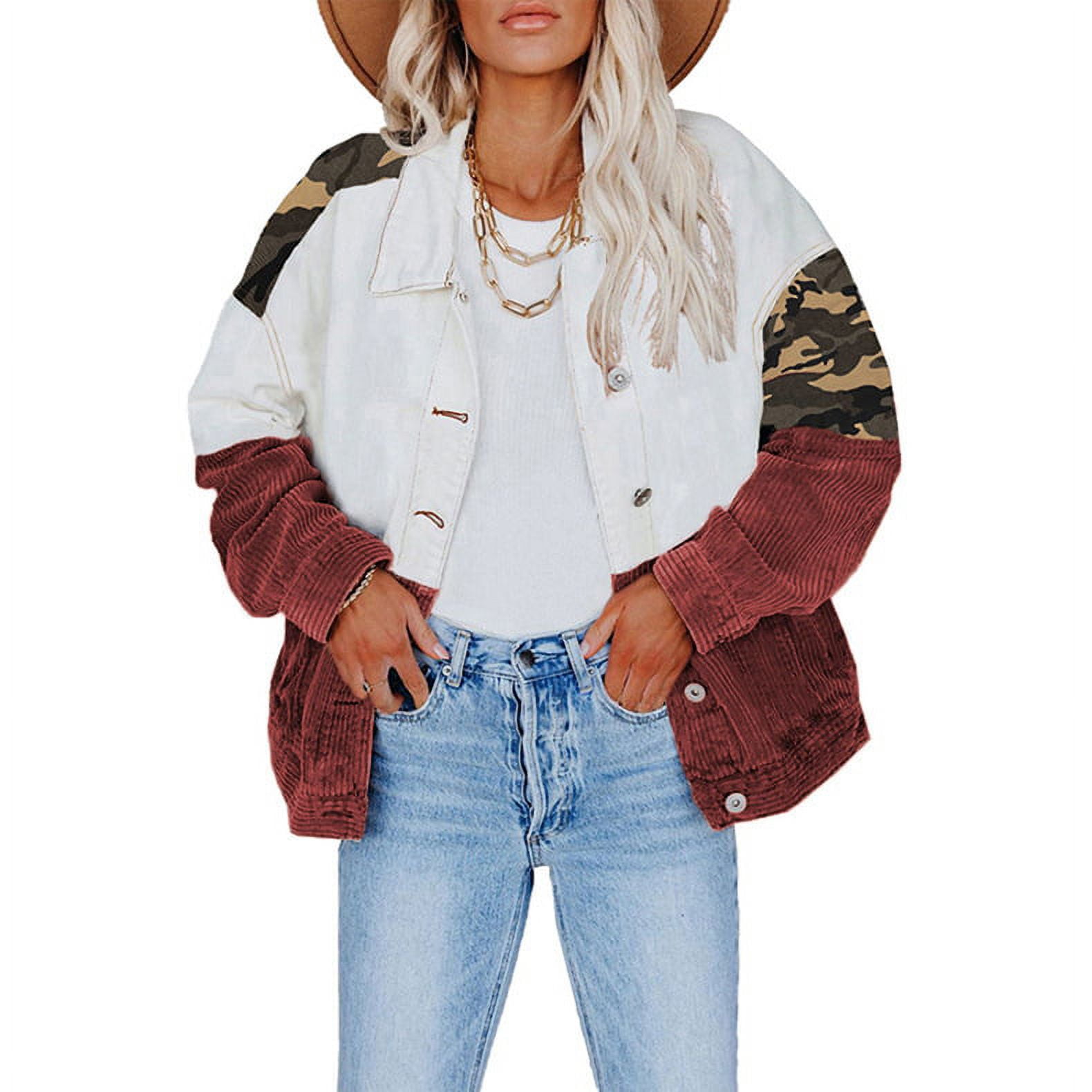 Kdnk Contrast Camo Denim JACEKT, S