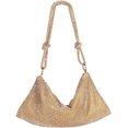 thumbnail image 1 of LEZMORE Women's Glitter Rhinestone Purse Crystal Evening Clutch Bag Shoulder Underarm Bag Gold, 1 of 8