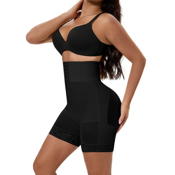 LEZSHOOU Women's High Waist Tummy Control Butt Lifter Shapewear & Panties