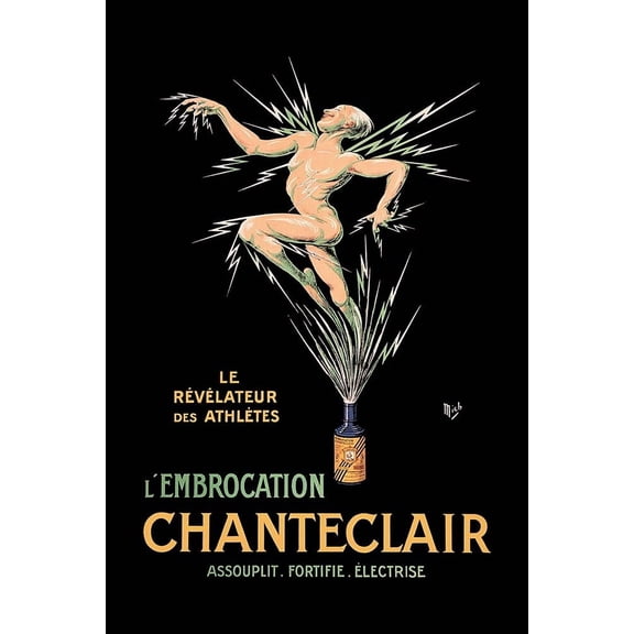 LEmbrocation Chanteclair, 1910 Poster Print by Michel Liebeaux (24 x 36)