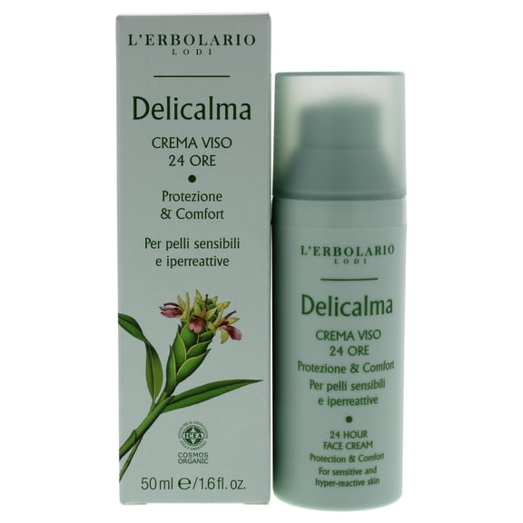 LErbolario Delicalma 24 Hours Face Cream , 1.6 oz Cream
