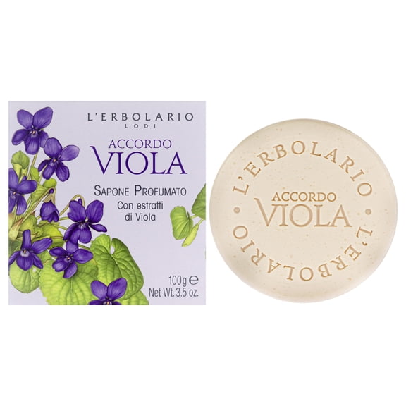 LErbolario Perfumed Soap - Accordo Viola , 3.5 oz Soap