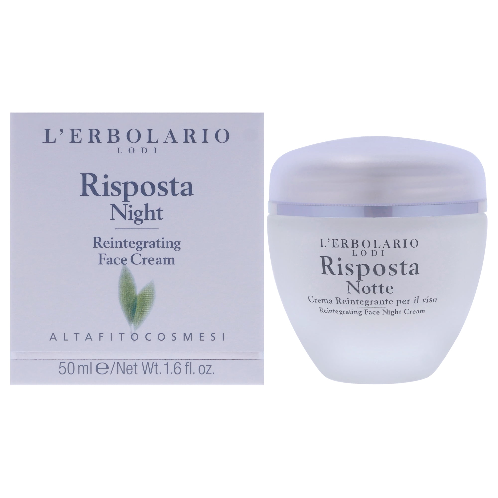 LErbolario Risposta Night Reintegrating Face Cream , 1.6 oz Cream