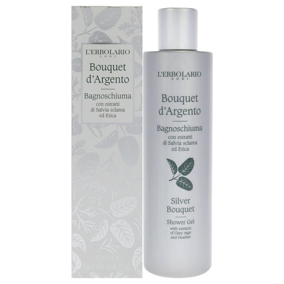 LErbolario Silver Bouquet Shower Gel , 8.4 oz Shower Gel