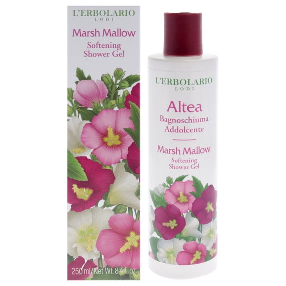 LErbolario Softening Shower Gel - Marsh Mallow , 8.4 oz Shower Gel