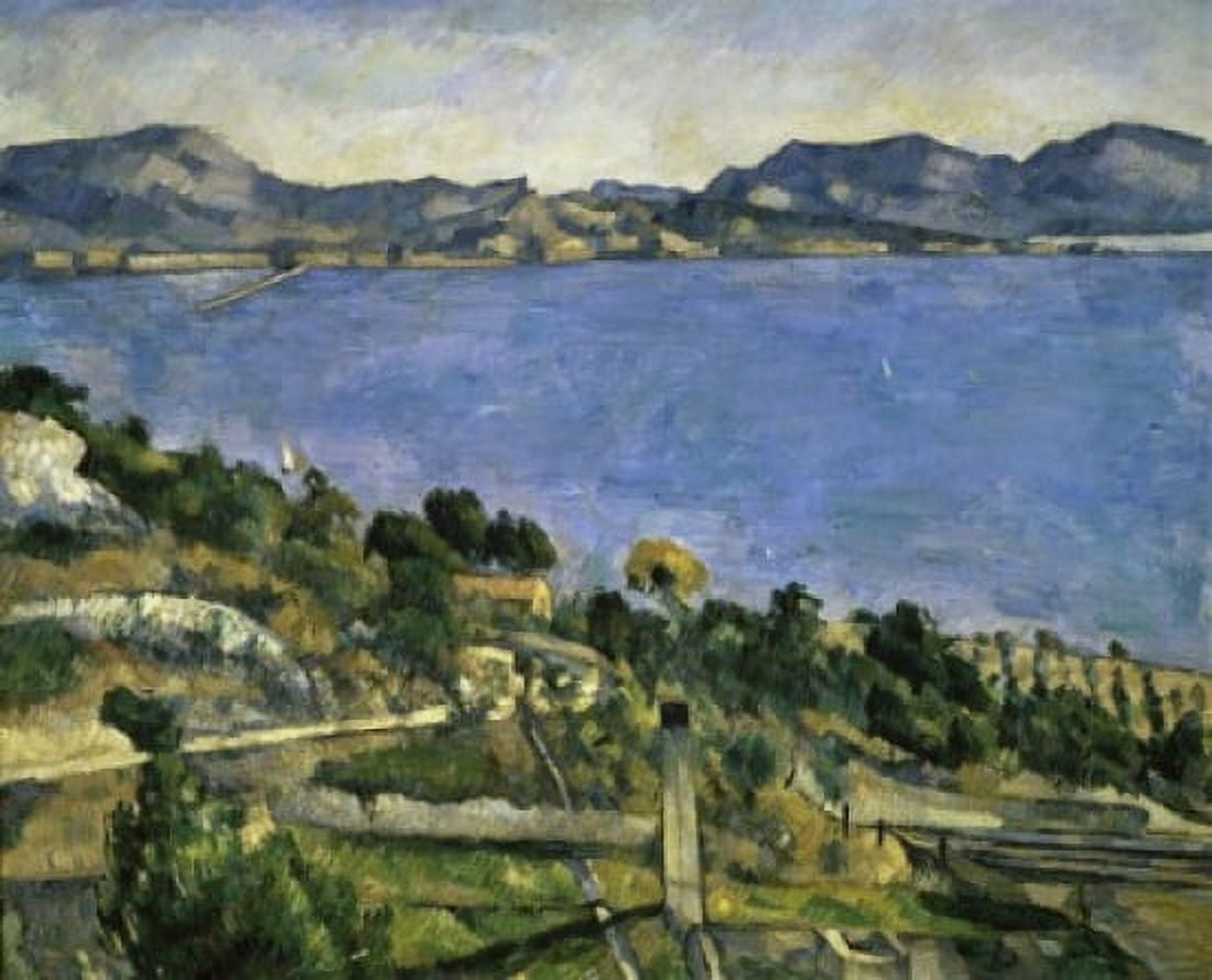 LEstaque c 1882-1885 Paul Cezanne (1839-1906 French) Musee dOrsay Paris France Canvas Art - Paul Cezanne (18 x 24)