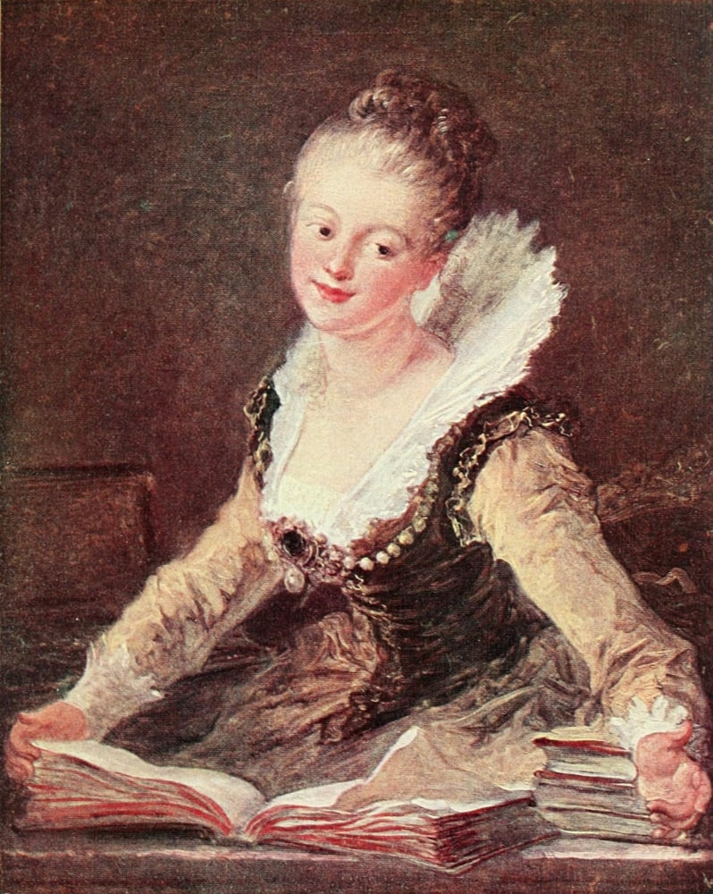 LEtude Fragonard 1908 Canvas Art - Jean-Honor Fragonard (18 x 24)