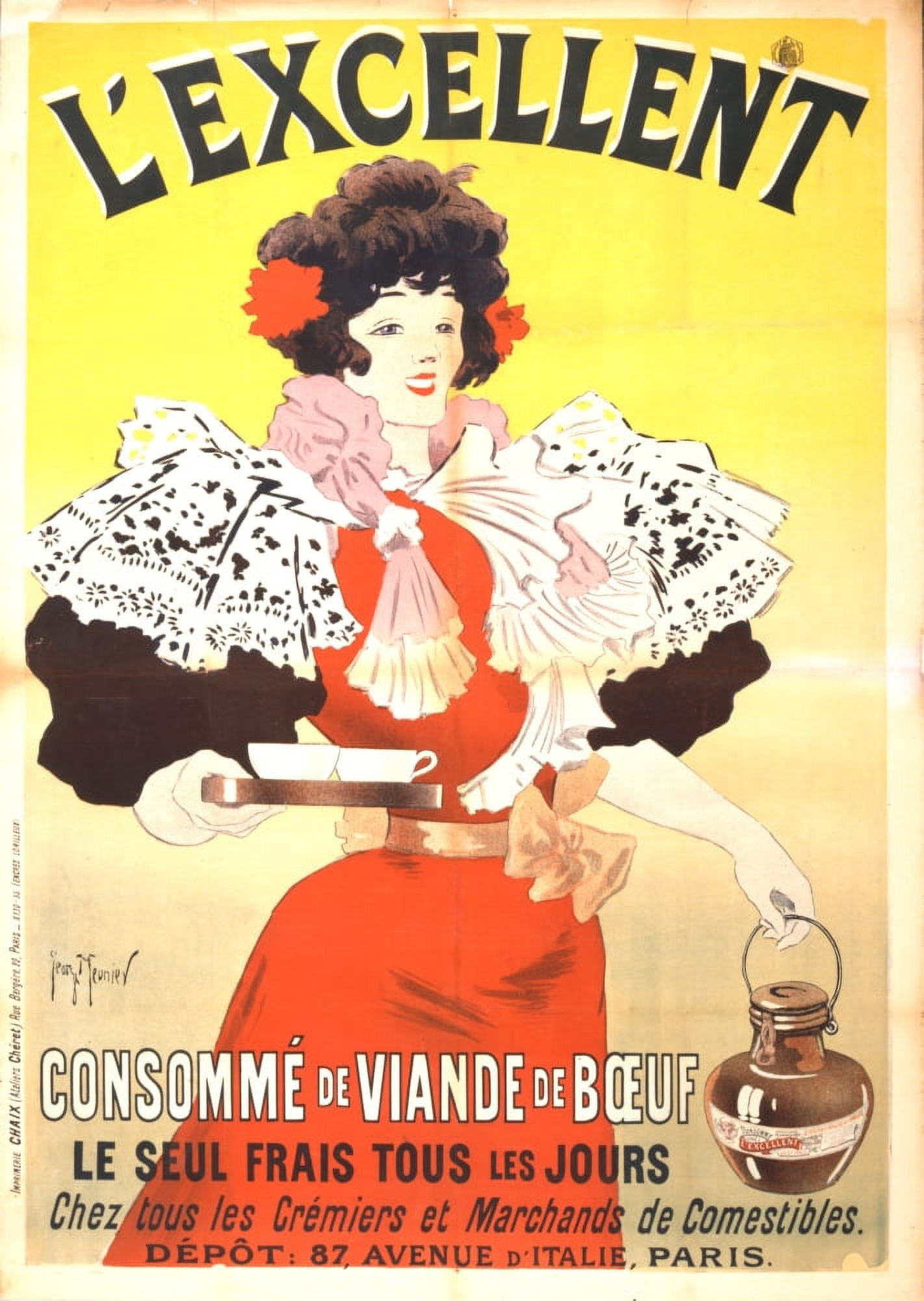 LExcellent Canvas Art - George Meunier (24 x 36)