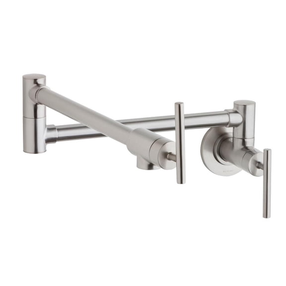 Elkay, LKAV4091LS , Modern Pot Filler - Lustrous Steel, Faucets and Sink Accessories