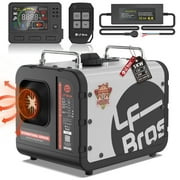 LF Bros 110V/12/24V 5KW Diesel Heater, All-in-One 5L Air Diesel Parking Space Heater with Stylish Design, Come with Remote Control and LCD Screen, Suitable for Home Shop Garage Camper