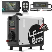 LF Bros 110V/12/24V 5KW Diesel Heater, All-in-One Air Diesel Parking Space Heater with Stylish Design for Small Space, Come with Remote Control and LCD Screen, Suitable for Home Shop Garage Camper