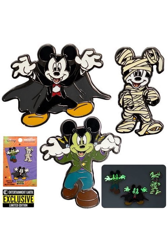 LF: Pins (Disney), Mickey's (Halloween) (GITD) (3-Pack) (EE) Exclusive
