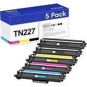 LF TN 227 Toner Cartridge Replacement for Brother TN227 TN223 Toner Compatible for MFC-L3770CDW MFC-L3750CDW MFC-L3710CW HL-L3210CW Printer tn-227 2BK/1C/1M/1Y