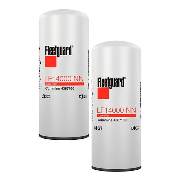 LF14000NN Fleetguard, Lube Filter Pack of 2