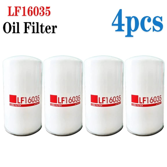 LF16035 Oil Filter For Dodge Ram Cummins 6.7L Engines Diesel Pack of 4