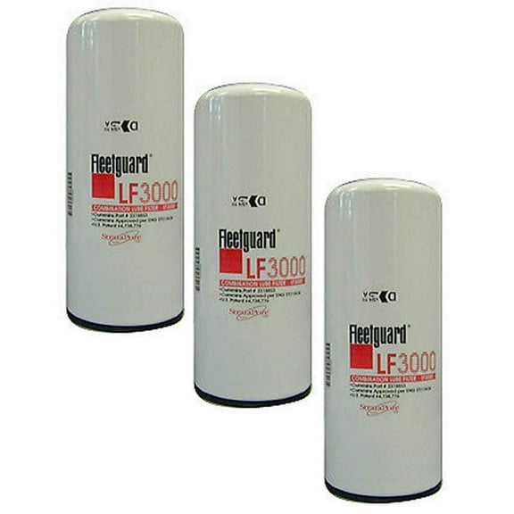 LF3000 Fleetguard Lube Filter Pack of 3