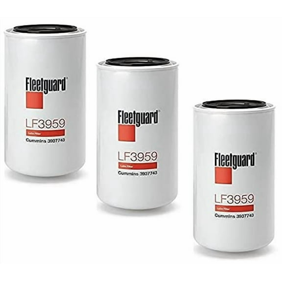 LF3959 Fleetguard Lube, Full-Flow Spin-On Pack of 3