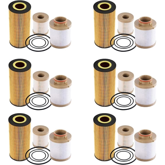 LF3970 Lube Filter Oil Filter Fit for Cummins QSB 5.9L 6.7L, ISB Engine Ford Freightliner Kenworth Peterbilt, Replaces #3937736, 5404947, 14406393, Pack of 4