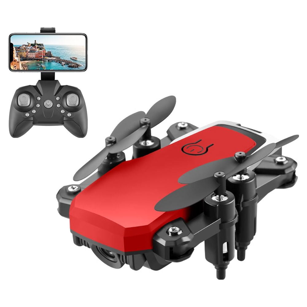 LF606 2.4G RC Drone Red Mini Drone for Kids Beginner Altitude Holding