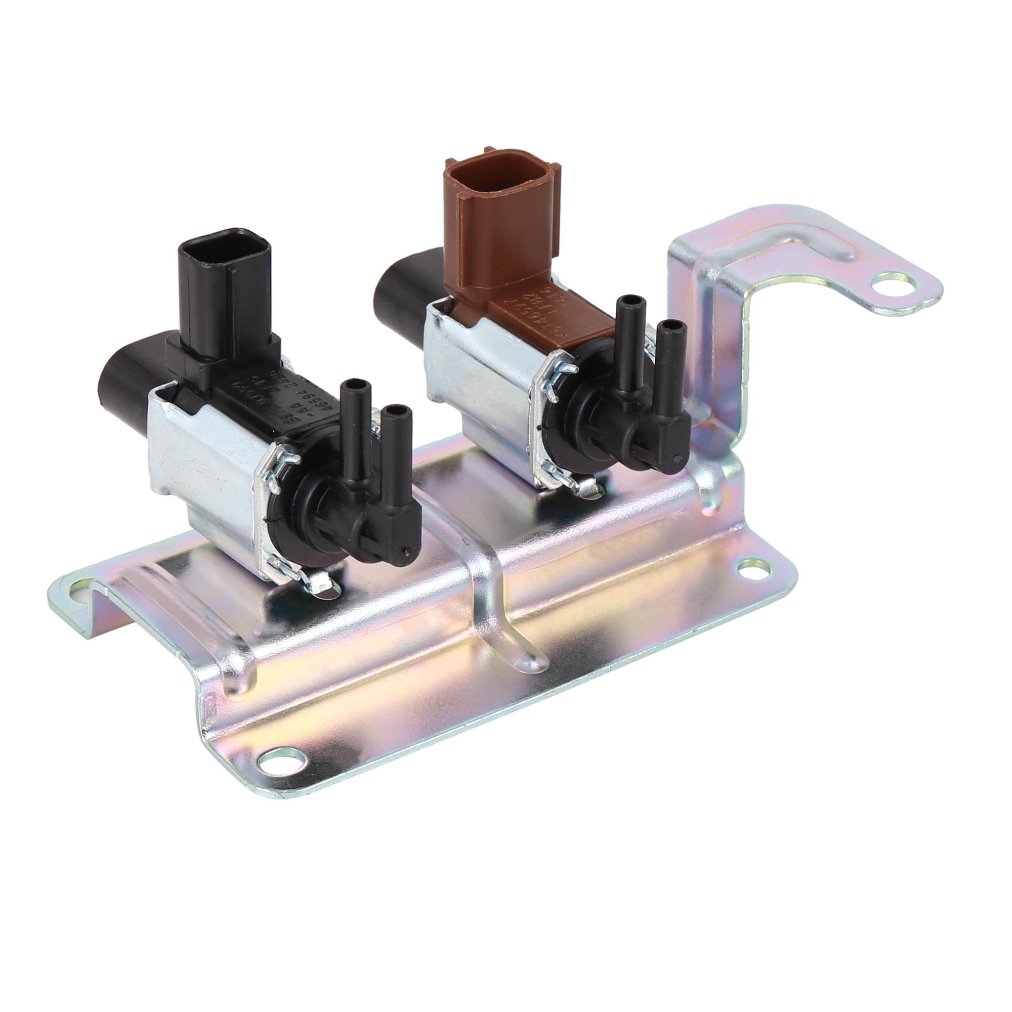 LF82-18-740 4 Pins Vacuum Solenoid Valve Silver Tone Fit for Mazda