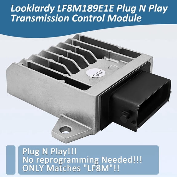 LF8M189E1G Plug N Play Tested Programmed TCM Transmission Control Module Compatible with Mazda 3 2.0L 2010 2011 Replace LF8M189E1E