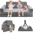 thumbnail image 1 of LFCREATOR Modular Kids Couch Sofa,Kids Sofa Couch for Toddler and Baby Playroom/Bedroom, Toddler & Baby Couch for Play & Lounging,Ideal for Boys & Girls. Model, 1 of 7