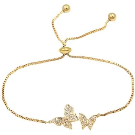 LFE 18K Gold Plated Bracelet | Lucky Amulet Bracelet Jewelry Enamel Dripping Oil | Stainless Bracelet | Evil's Eye Heart Shaped Pendant| Bracelet and Ring | Including Gift Box