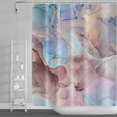 thumbnail image 1 of LFEEY Shower Curtain Pink and Purple Marble Shower Curtains Set with Hooks for Bathroom Decor Accessories Bathtub Curtain, 72"x72", 1 of 5