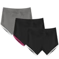 thumbnail image 1 of LFEOOST 3PCS Womens Sexy Booty Yoga Shorts Running Shorts Women Workout Fitness Active Wicking skinny Yoga Hide Belly Athletic shorts, 1 of 7