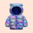 thumbnail image 1 of LFEOOST Baby Boys Girls Winter Coats Hoods Light Puffer Down Jacket Outwear Blue 18-24 Months, 1 of 5