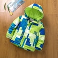 thumbnail image 1 of LFEOOST Boys Winter Waterproof Ski Jacket Kids Fleece Lined Warm Snow Coat with Hood Blue 2-3 Years, 1 of 3