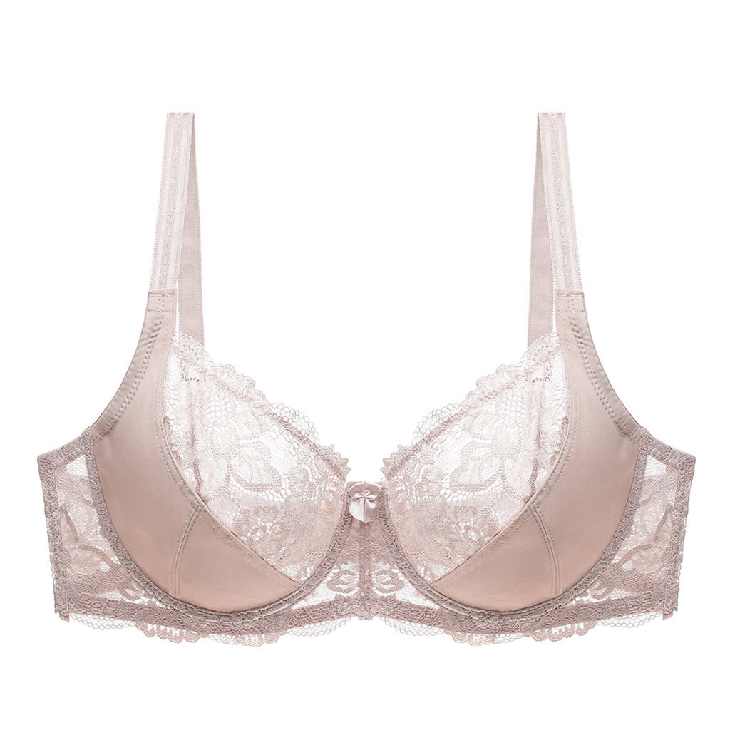 LFEOOST Breathable Cool Liftup Air Bra for Women Summer Ultra-Thin Comfort Bra Lift Sagging Breasts No Steel Rings for All Outfits Khaki L