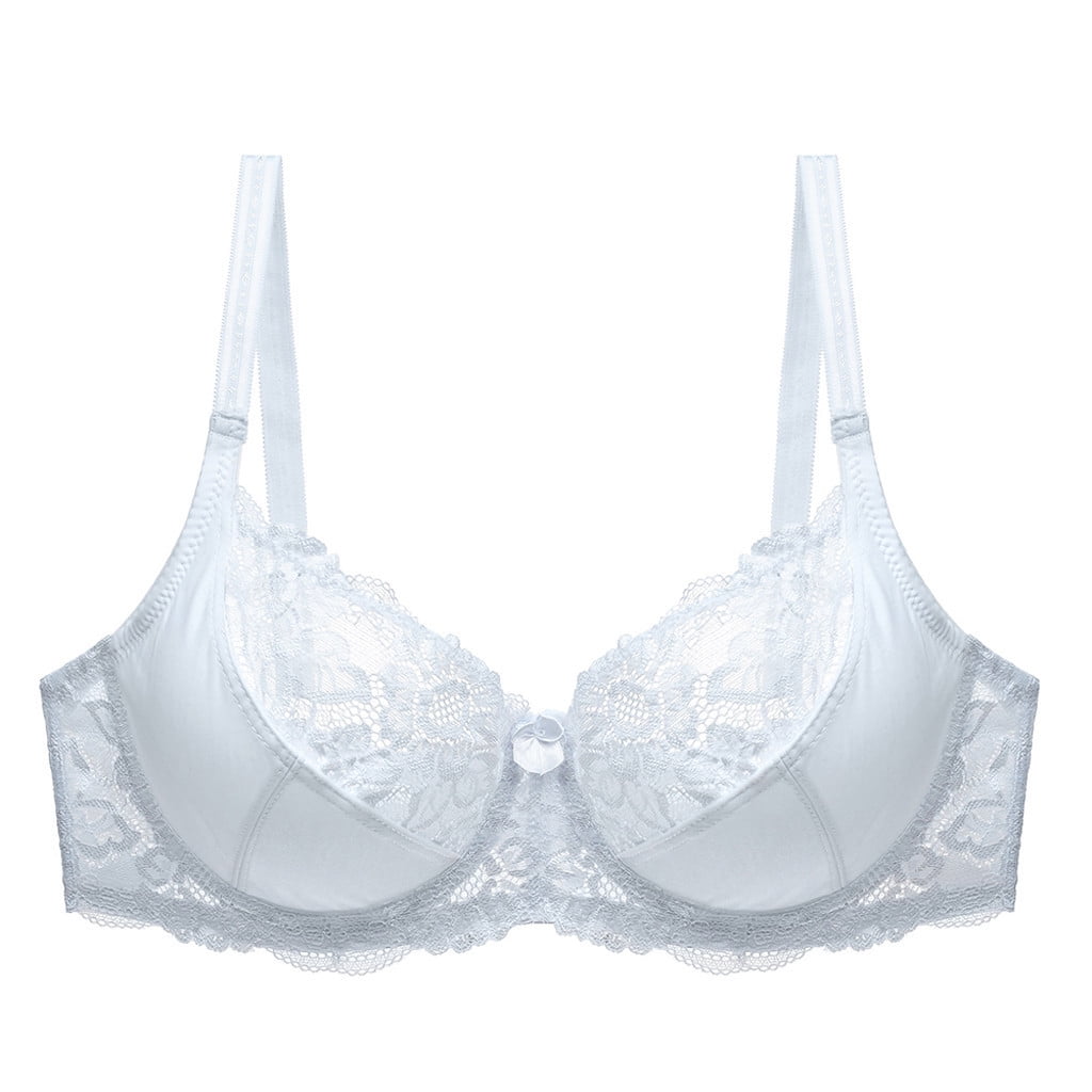 LFEOOST Breathable Cool Liftup Air Bra for Women Summer Ultra-Thin Comfort Bra Lift Sagging Breasts No Steel Rings for All Outfits White XXL