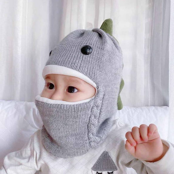 LFEOOST Kids Winter Beanie Hat Scarf Gloves Set Warm Knitted Cap with Pompom Neck Warmer Gaiter Fleece Mittens for Girls Boys Fashion Hats for Kids Clearance