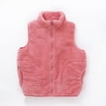 thumbnail image 1 of LFEOOST Toddler Boys Girls Vest Fleece Plush Waistcoat Sleeveless Jacket Warm Top, 2-3Years, Hot Pink, 1 of 4