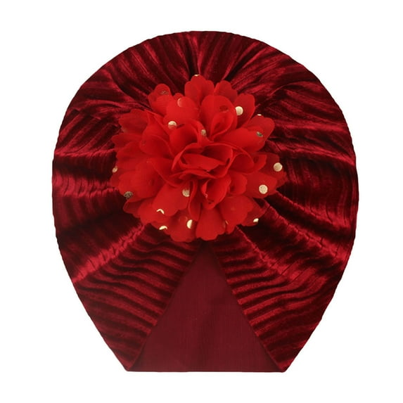 LFEOOST Toddler Kids Baby Boys Girls Solid Floral Sequin Hat Beanie Headwear Accessories Winter Beanie Cap Hat Fashion Hats for Kids Clearance
