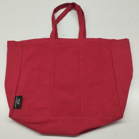 LFH HOME 1 PACK COTTON UTILITY BAG 16"X14"-Red