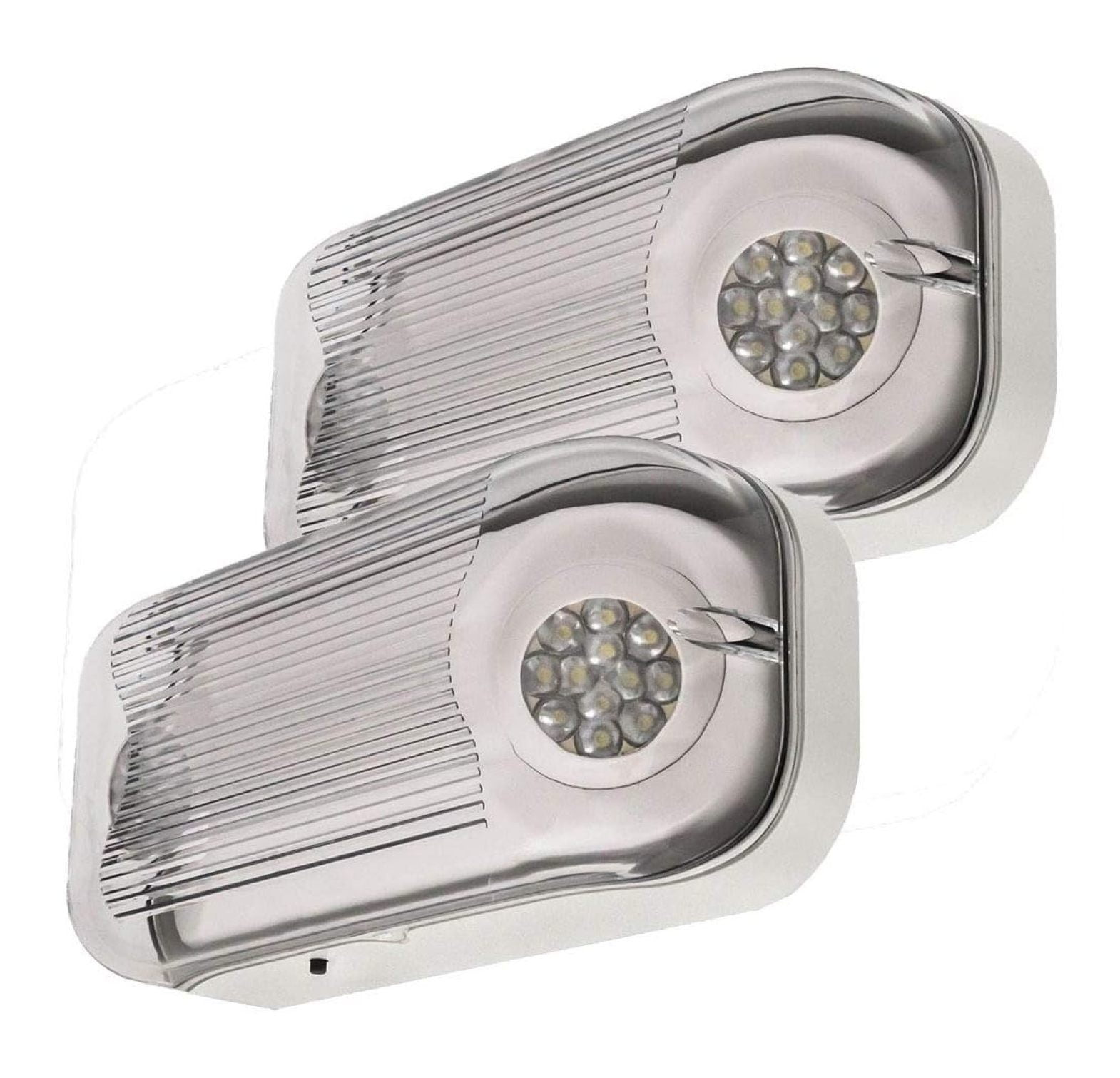 LFI Lights Wet/Outdoor Location Rated Emergency Light Two LED Adjustable Round Heads
