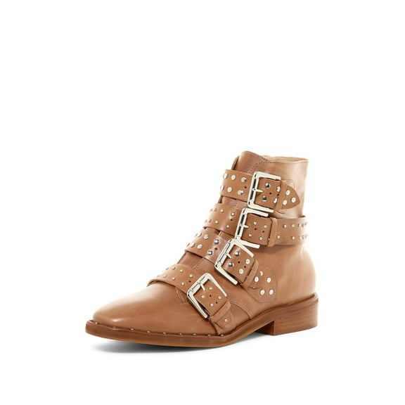 LFL by Lust For Life Women's Miracle Ankle Boot cognac Embellished Booties (cognac, 6)