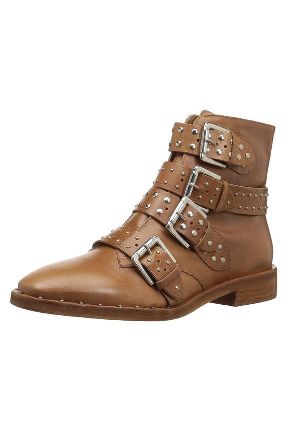 Women's Miracle Ankle Boot cognac Embellished Booties (cognac, 7.5)