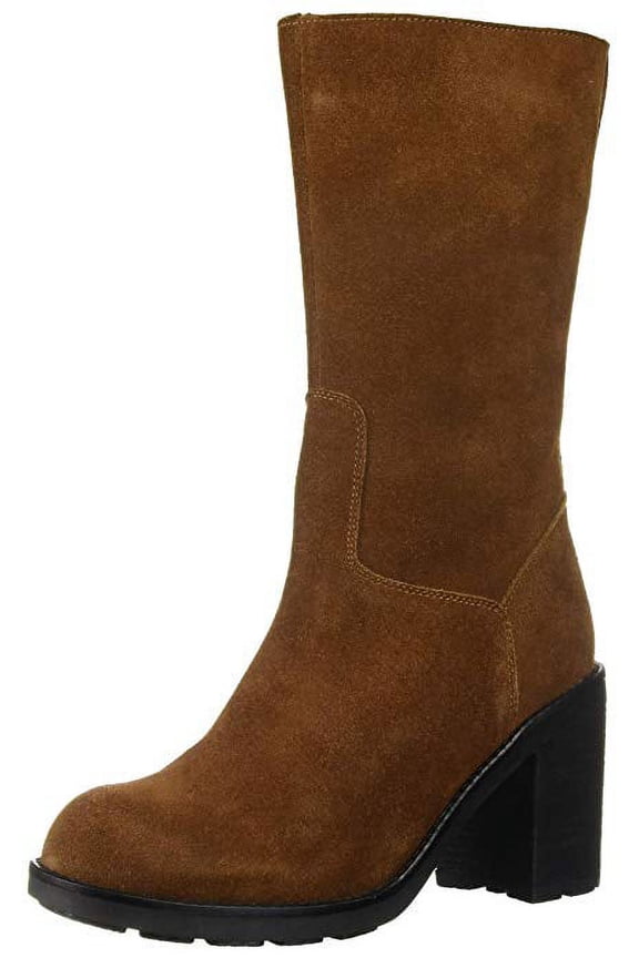 Magnum Round Tan Toe Grungy Lug Sole Chunky Boot (9, Tan)