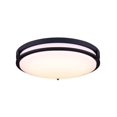thumbnail image 1 of LFM112A19BK-Canarm Inc-Gilda - 32.5W 1 LED Flush Mount-4.25 Inches Tall and 19 Inches Wide, 1 of 1
