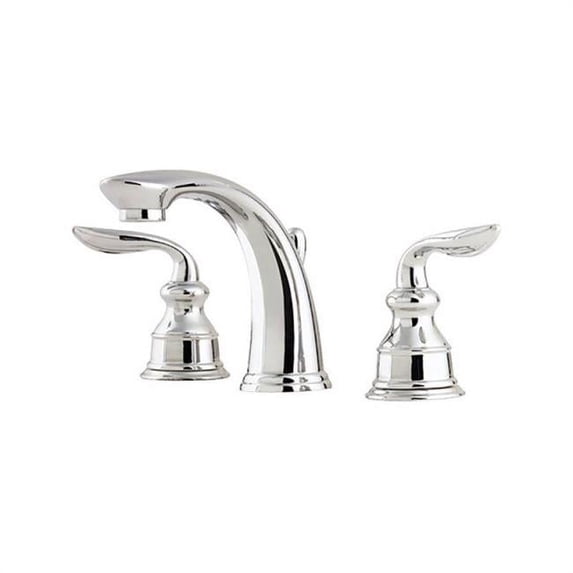 LFM49CBCC Avalon Widespread Two Handle Lavatory Faucet Polished Chrome - 1.2 gpm