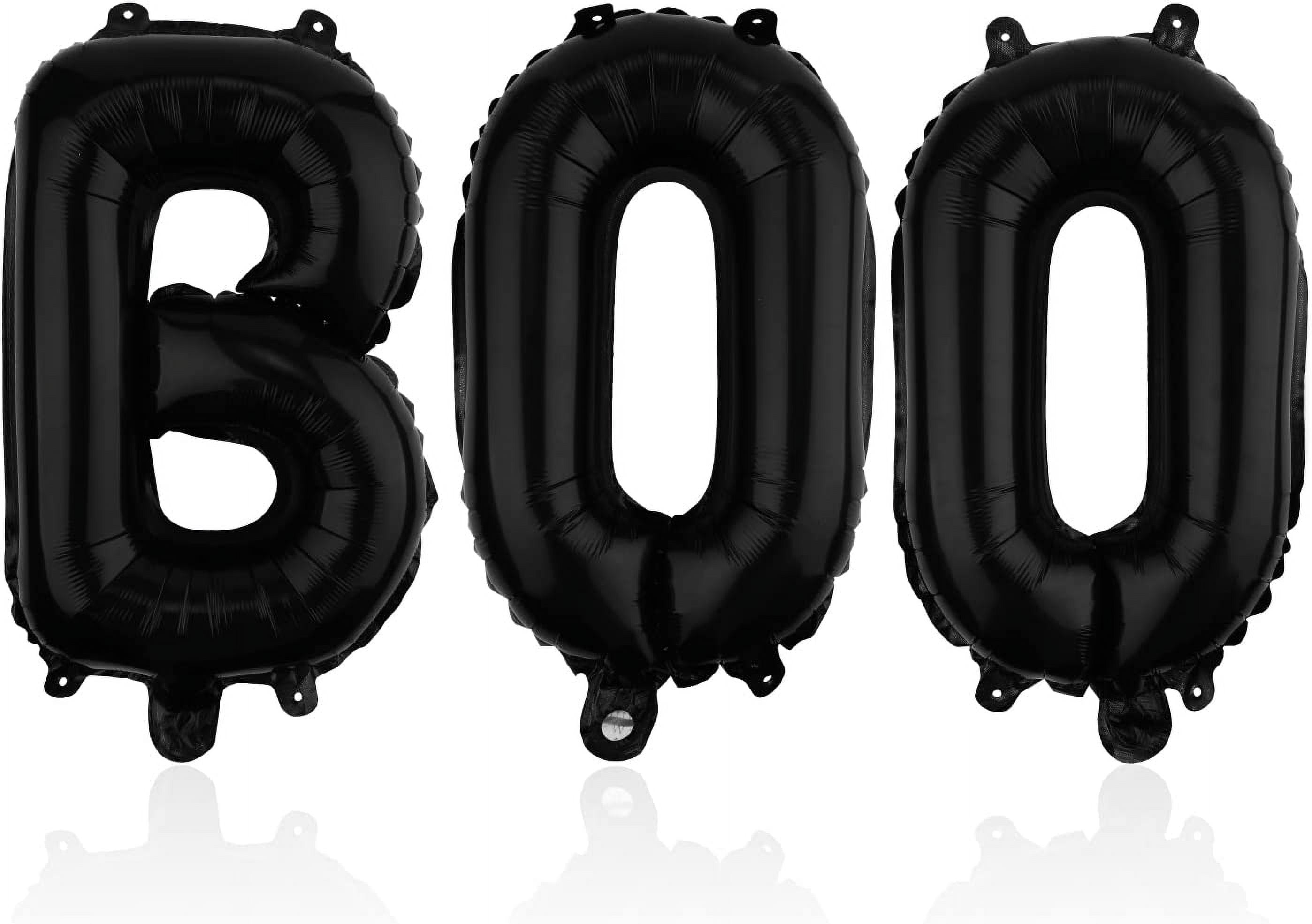 LFOGoods 16inch Halloween Boo Balloons, Halloween Aluminum Foil Balloon