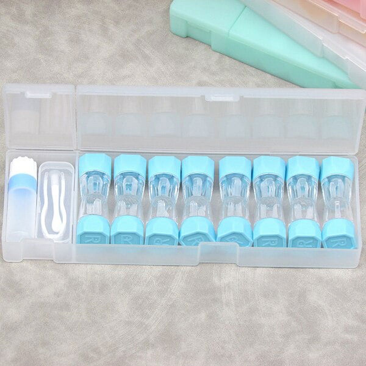 LFOGoods 8pcs/set Cute Colored Contact Lenses Case Contact Lens Case