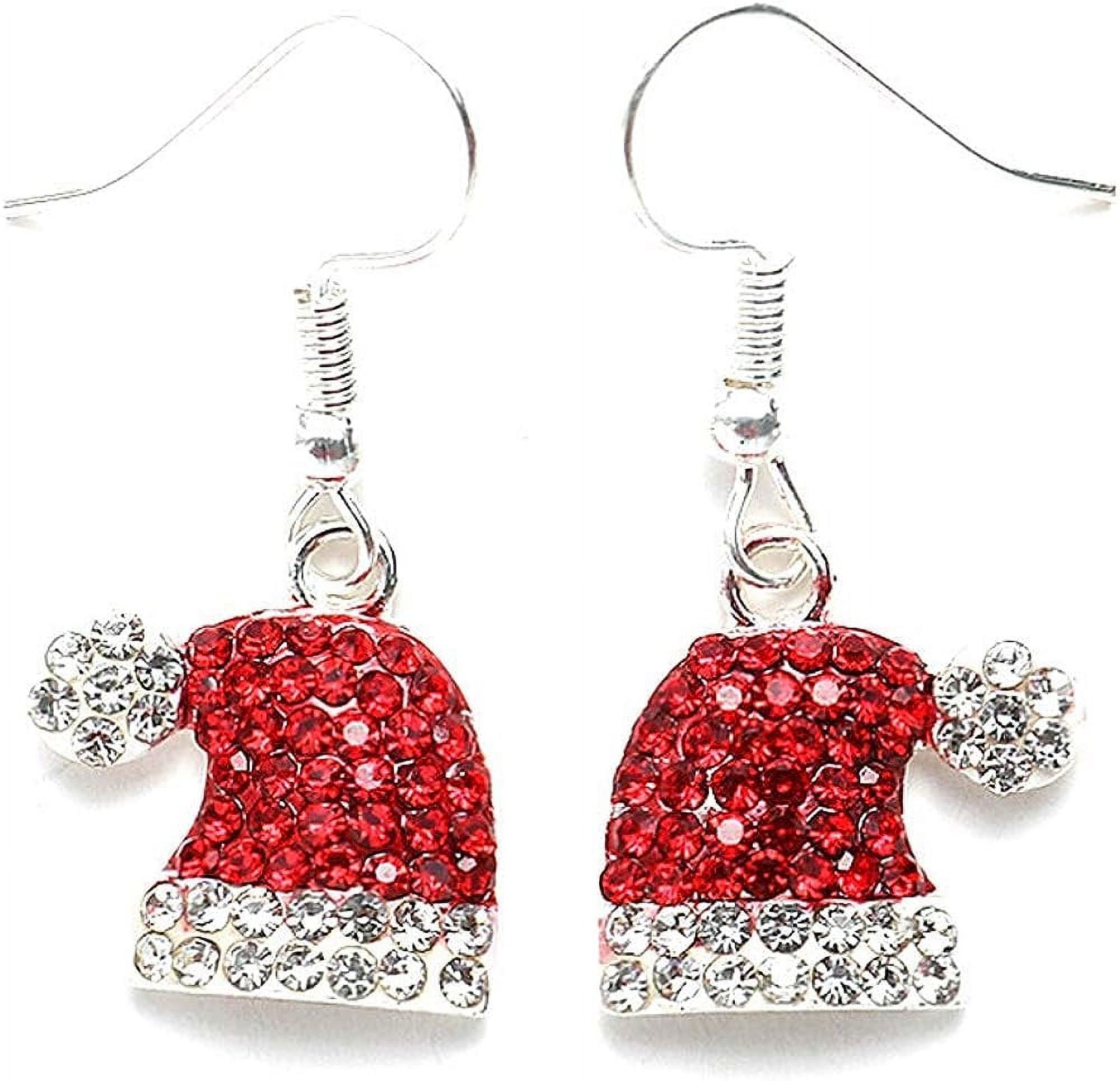 LFOGoods Christmas Dangle Stud Earrings Holiday Party Drop Earrings