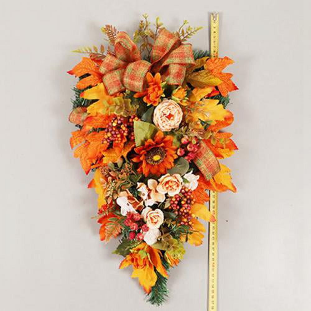 LFOGoods Fall Harvest Swag for Front Door, Artificial Fall Swag Fall