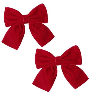 NOGIS Hair Ties Hair Bows, Bow Clip Velvet Satin Ribbon Bows Craft Bows  Large Hair Bow Clips for women and Girls, Hair Bows with French Hair Clips