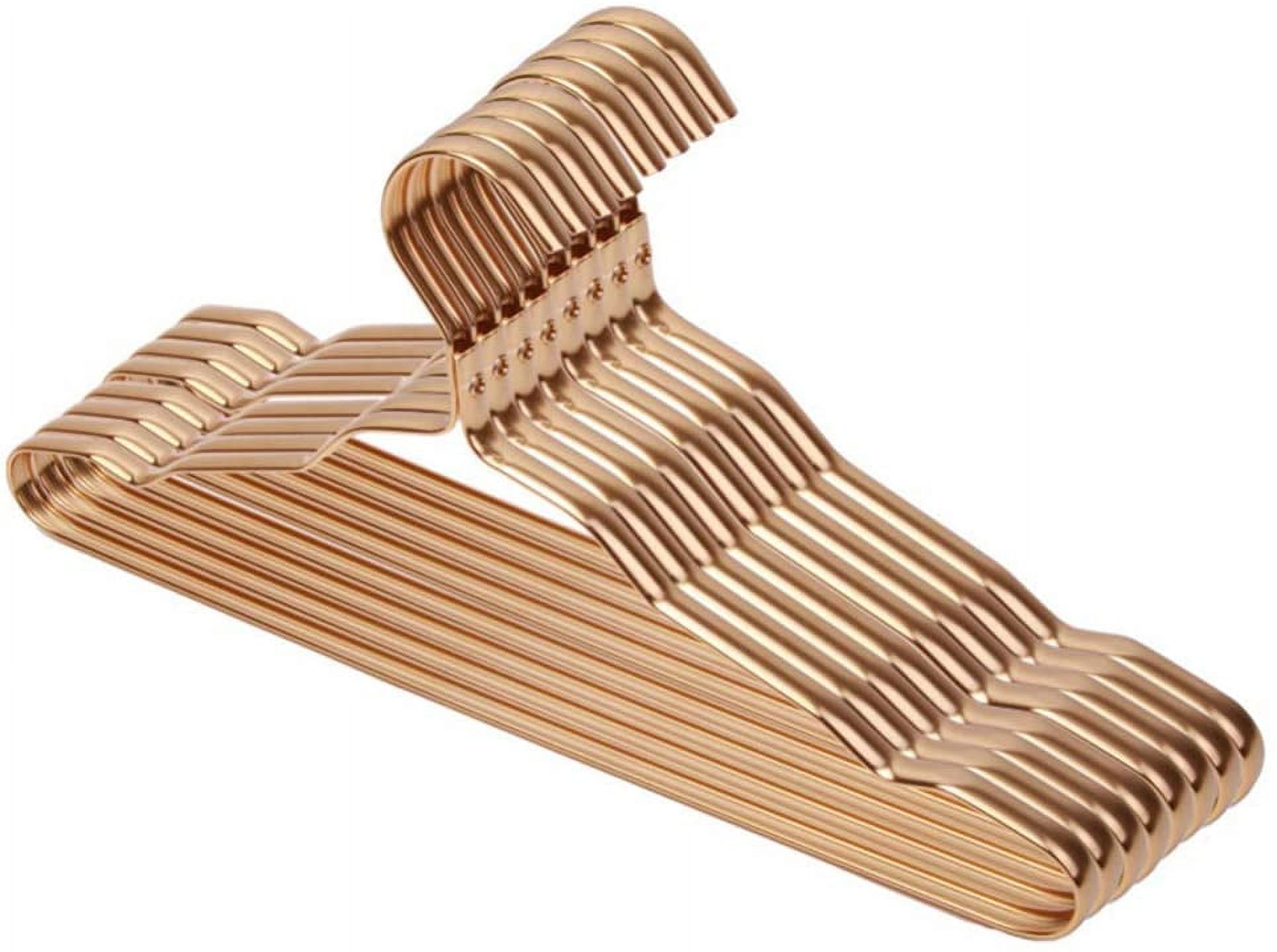 LFOGoods Hangers 17.7 Strong Wire Hangers Nongrooved Heavy Duty