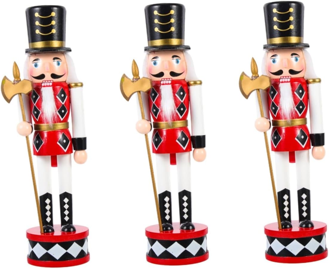 LFOGoods Standing Drum Nutcracker Dining Table Decor Cookies Gift